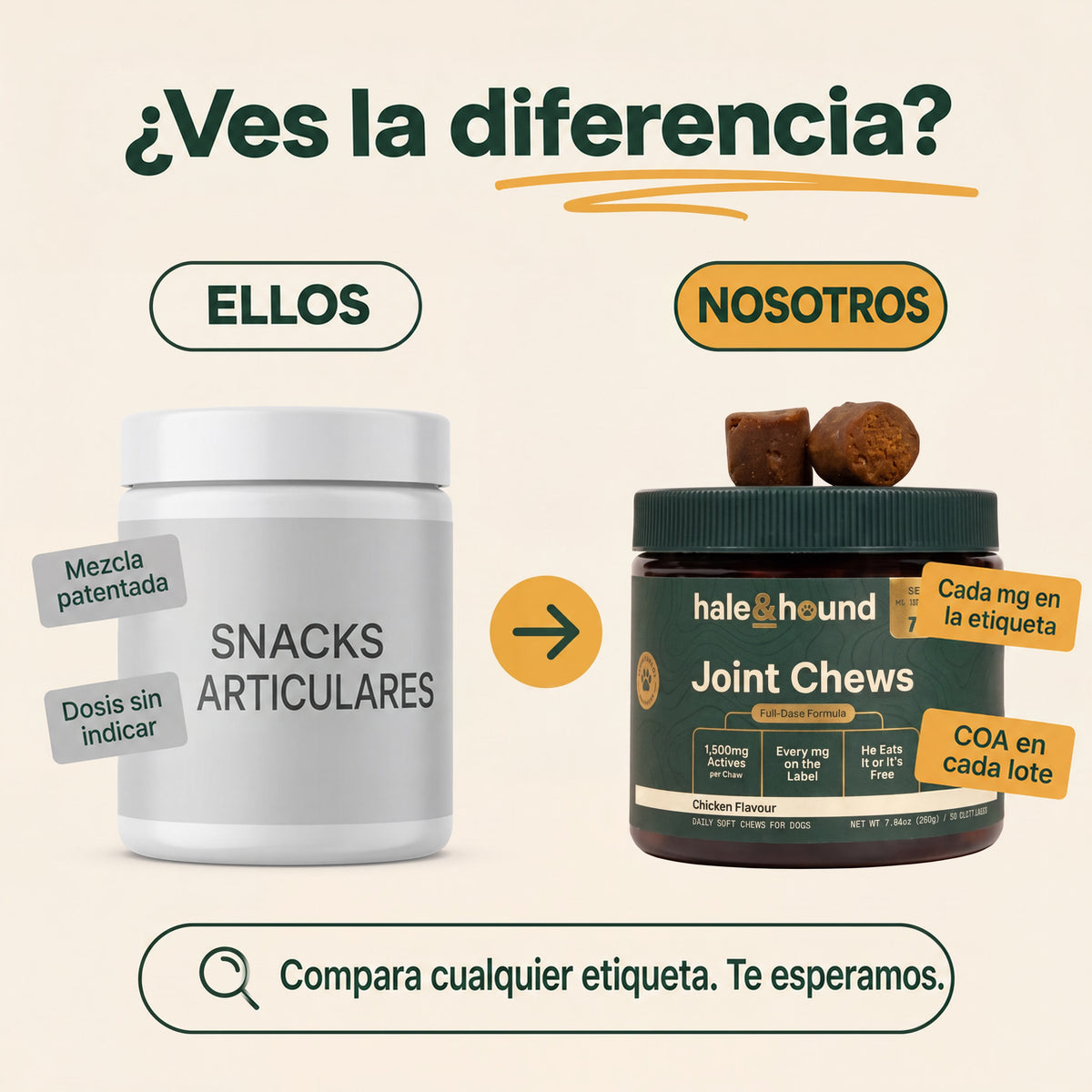 Snacks para cadera y articulaciones